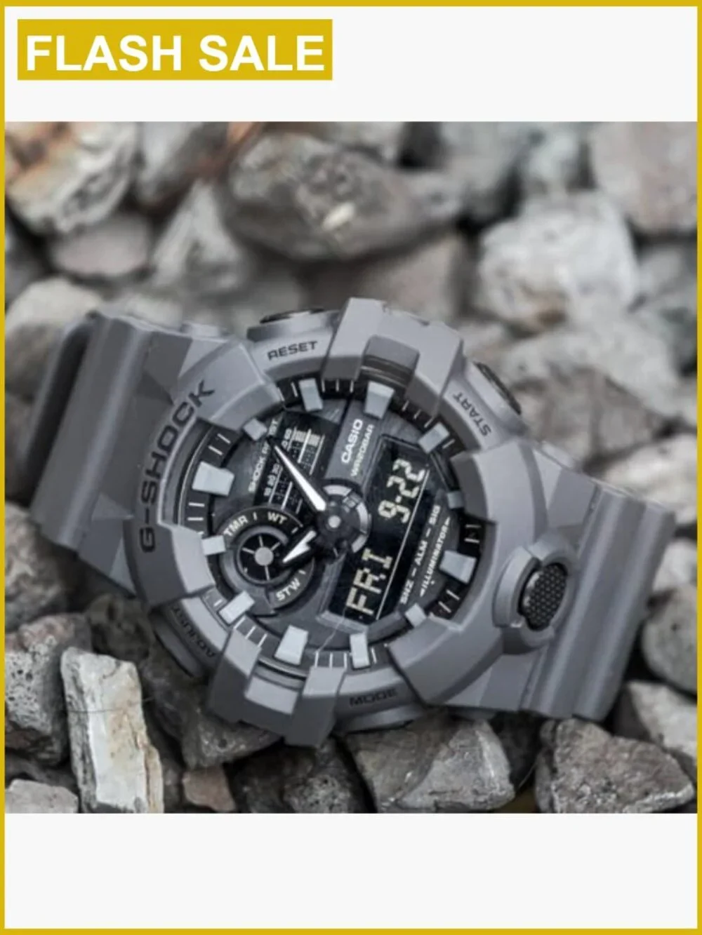 Men's G-Shock Shock Resistant Quartz Watch 200M WR Resin